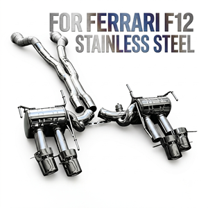 ระบบวาล์วไอเสีย Vortex SS304 พร้อมแผ่นกันความร้อนสำหรับ Ferrari F12berlinetta F12 tdf 6.3L V12 Performance ติดตั้งได้โดยตรง - Product Image 1
