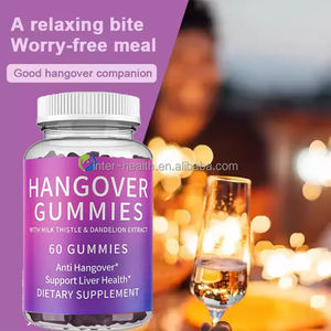 Ausreson Suplemento de etiqueta privada Cardo de leche Anti resaca Gummy Hangover Gummies - Product Image 2