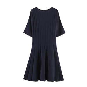 SHENZHU <span class=keywords><strong>Robe</strong></span> Courte Chic et Tendance en Tricot Uni pour <span class=keywords><strong>Femme</strong></span>, Nouvelle Collection Printemps 2026, <span class=keywords><strong>Manches</strong></span> <span class=keywords><strong>Courtes</strong></span>, Col Rond, Vestidos <span class=keywords><strong>Robe</strong></span> Mujer - Product Image 2
