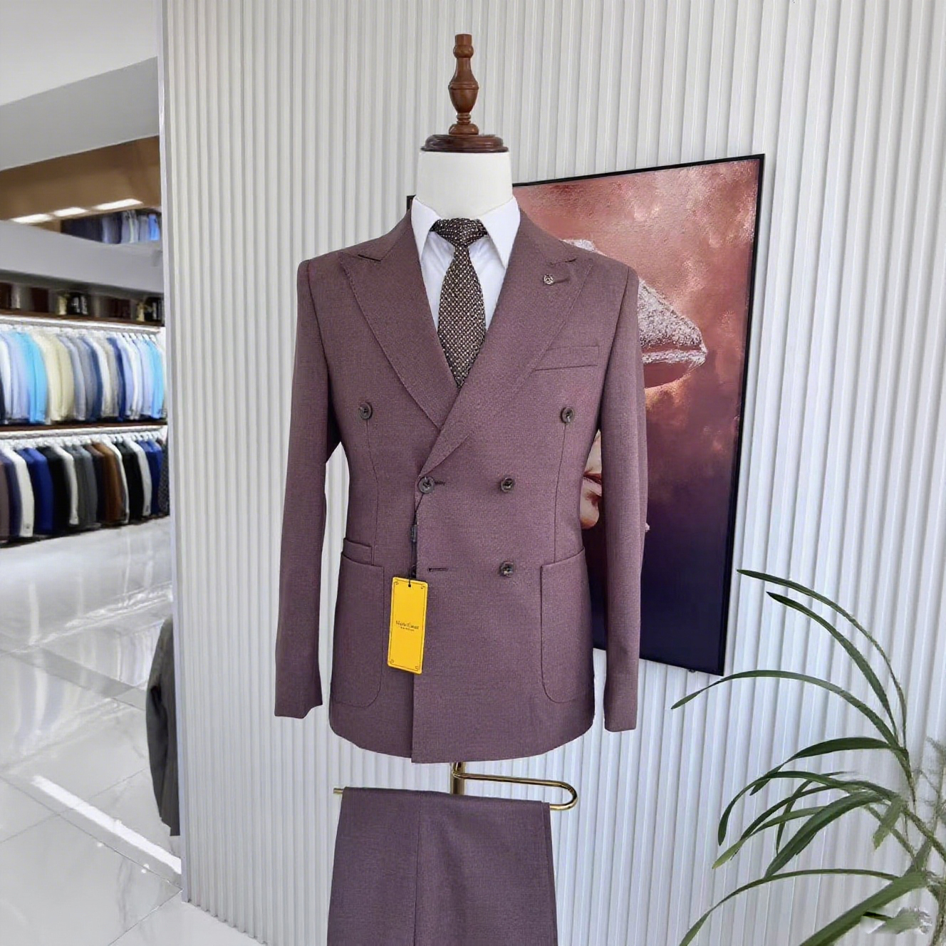 Café--2 pièces/ensemble-veste + pantalon