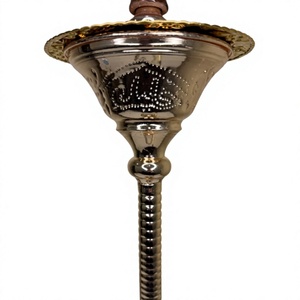 Auténtica Cachimba Moderna Khalil Maamoon Hecha a Mano con Acabado Esmerilado - Núcleo de Latón Sólido Ice Eidco 27 Pulgadas (68.58 cm) Juego Completo - Product Image 3