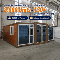 Maison conteneur préfabriquée à installation rapide, extensible et modulaire, pratique pour les projets