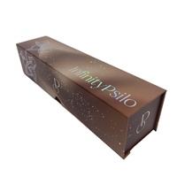 Boîte cadeau magnétique en carton rigide avec logo imprimé personnalisé, matériaux recyclés écologiques, taille personnalisée pour l'emballage des bougies