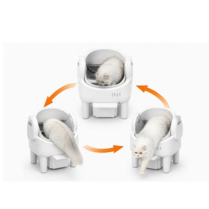 Caja de Arena Inteligente Autolimpiable para Gatos, Robot de Control de Arena con Sensor de Radar y Protección de Seguridad, Inodoro Automático para Gatos, Suministros para Mascotas - Product Image 4