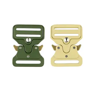 Automatic Quick Release Metal Shoes Buckle 38mm Zinc Alloy Tactical Buckle