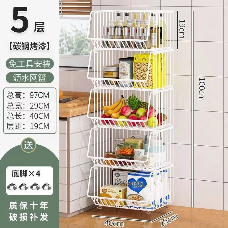 ความยาว40ซม. * 5ชั้นพร้อมขา-ดำ