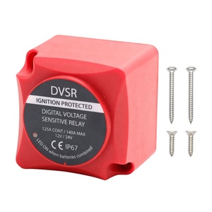 Aislador de batería inteligente <span class=keywords><strong>dual</strong></span> de 12V 140Amp Relé sensible al voltaje VSR Batería doble Relé de carga automática Interruptores Producto - Product Image 1