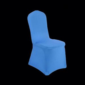 100 Fundas para Sillas de Iglesia, Color Azul Claro, Spandex, Lisas, para Bodas - Product Image 4