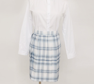 Jupe-short plissée légère nouveau style pour filles, jupe plissée taille haute, uniformes scolaires tendance pour enfants, jupe écossaise couleur personnalisée - Product Image 5