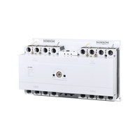 Commutateur de transfert automatique triphasé à double alimentation pour PC, boîtier moulé, interrupteur intelligent certifié IEC, CA 400V, capacité de coupure 10kA