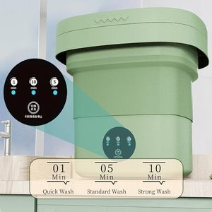 Electric Portable <b>Mini</b> Washing Machine with Spin Dryer Touch Control Semi-Automatic PC Material for Home Use - Product Image 3