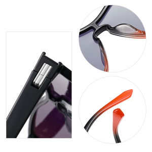 TR7544 Nuevas Gafas de Sol de Diseñador de Marca, Gafas de Sol Deportivas Polarizadas de una Pieza Extra Grandes, Gafas de Sol de Espejo Reflectantes para Ciclismo - Product Image 3