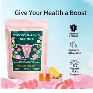 Gomitas Probióticas para Mujeres para la Salud Vaginal y el Equilibrio del pH, Fabricante de Suplementos de Marca Privada, MOQ Flexible, Certificación cGMP y COA - Product Image 3