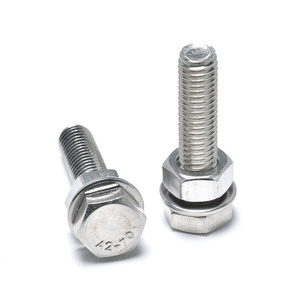 Vít Fastener chất lượng tốt din933 10.9 bu lông thép không gỉ vít <span class=keywords><strong>Bolt</strong></span> cho xây dựng máy giặt SS bu lông và đai ốc - Product Image 4