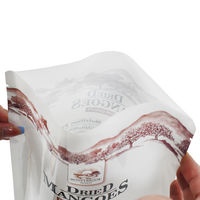 Hoogwaardige Doypack Stand-up Pouch op maat gemaakte matte hersluitbare ritssluitingszak voor gedroogde mango fruit snack, suikerarm, bulkverpakking