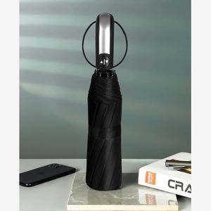 Paraguas Plegable Automático Grande de Fábrica BSCI, 10 Varillas, Regalo Empresarial, Resistente al Viento, Reforzado, Hecho de Poliéster Duradero - Product Image 2