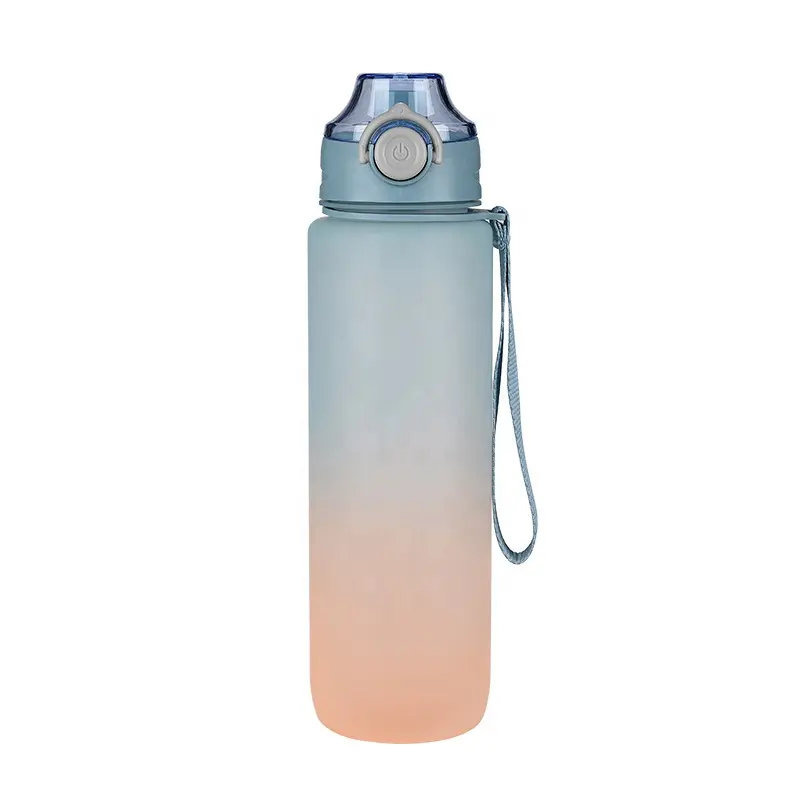 Tasse à eau de sport portable d'été en plastique haute apparence 1000ml pour enfants