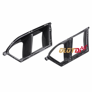 For BMW M3 M4 G80 G82 Auto Tuning Dry Carbon Fiber MP Style Front Bumper Air Ducts Vent Cover Trim Side <b>Splitters</b> Fins New Condi - Product Image 4