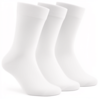 Chaussettes d'uniforme blanches personnalisées avec logo, en coton classique, très élastiques et extensibles, pour les sports d'équipe