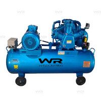 Compresseur d'air à piston entraîné par courroie, Nouveau, 1.5~11KW, 70L, 80L, 110L, 190L, 350L, 500L, Technologie de refroidissement par air portable
