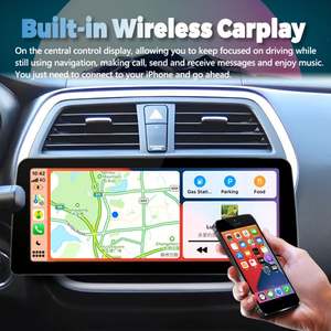 Autoradio avec écran 12,3 pouces, Android 13, lecteur vidéo, stéréo pour Suzuki SX4 S-Cross 2012 - 2017 2014, GPS, multimédia, Carplay, autoradio - Product Image 2