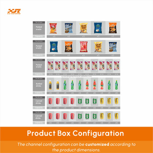Dernier distributeur automatique combiné XY économique, capable de vendre des snacks et des boissons fraîches, avec une capacité de 300 à 360 produits - Product Image 3