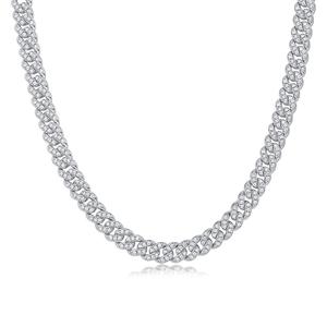 Prezzo all'ingrosso 8mm catena cubana in argento <span class=keywords><strong>925</strong></span> ghiacciato Vvs Moissanite diamante Hip Hop gioielli cubano Link glassato fuori <span class=keywords><strong>collana</strong></span> da <span class=keywords><strong>uomo</strong></span> - Product Image 5