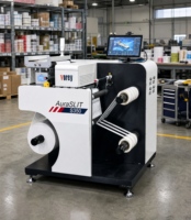 Machine de découpe automatique VOREY AuraCut S350, 10-15 couteaux, positionnement automatique des couteaux, 200 m/min, configuration rapide en 10 secondes, PDF/PLT, multi-tension
