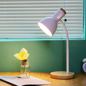 Unique Design Modern Romantic Style Metal Night Light Study Work Desk Lamp House Table Lamp Led
