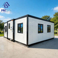 Caseta de Seguridad Prefabricada, MOQ 1 Set, Contenedor Expandible de 30 Pies, Casa Móvil, Portátil, Reubicable, Personalizable