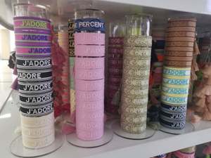 Exhibition-pulsera de algodón con borlas ajustables, accesorio de boda, bordado con <span class=keywords><strong>letras</strong></span>, LOGO, bonito, tejido - Product Image 4