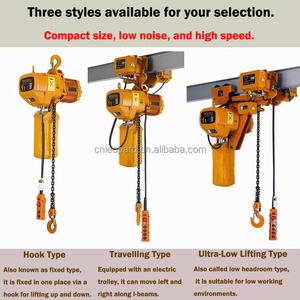 Disesuaikan 1t-10t listrik rantai kerekan Manual troli 10Ton listrik bermotor rem kait untuk logam untuk tambang - Product Image 6
