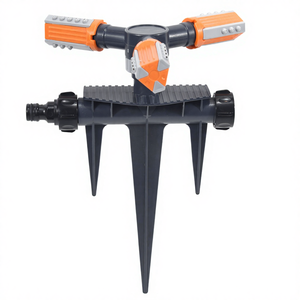 Sistema de Riego Automático con Engranaje de 360 Grados, <span class=keywords><strong>Aspersor</strong></span> Giratorio de 3 Vías para Jardín y Césped - Product Image 1