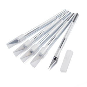 Çok bıçak çömlek kil araçları oyma aracı farklı renk kesme bıçağı alüminyum alaşım zanaat gravür oyma bıçağı - Product Image 5