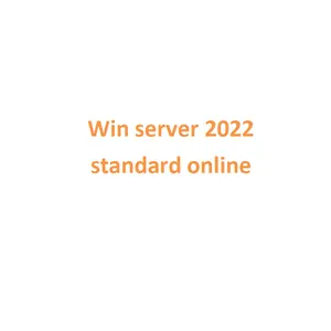 Win Server 2022 คีย์มาตรฐาน การเปิดใช้งาน 100% Win Server มาตรฐาน 2022 ใบอนุญาต ส่งทางอีเมลหรือแชทอาลี