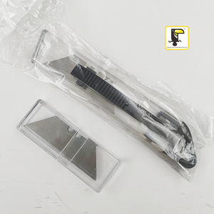 Cuchillo de Bolsillo Retráctil Automático de Plástico Transparente, Cuchilla para Abrir Cajas con Resorte, Cuchillo Multiusos para Papelería - Product Image 5