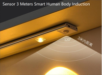 Lampu LED Sensor Gerak Nirkabel Ultra Tipis untuk Dapur Desain Mata Kucing Baru Bahan Aluminium