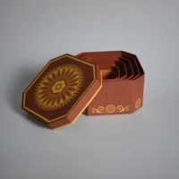 Sechs-in-Eins Anpassbare Edle Karton-Geschenkbox mit Individuellem Logo/Grafikdesign Elegantes Einzigartiges Kundenspezifisches Design