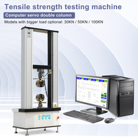 Máquina Universal de Ensayo de Tracción para Caucho y Acero, Máquina de Prueba de Resistencia a la Tracción, Probador Mecánico de Compresión, Desgarro y Pelado