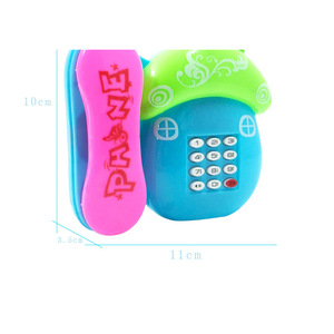 Juguete musical con forma de hongo para niños de 0 a 24 meses, teléfono simulado de plástico, juguete educativo unisex - Product Image 2