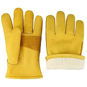Olson Deepak Cowhide Lederen Waterdichte Handschoenen Voor Industriële Productie/Rijden/Rijden/Tuinieren/Boerderijjacht Handschoenen