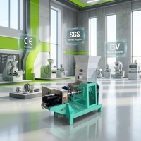 Nouvelle machine extrudeuse d'aliments pour poissons 220V, extrudeuse de granulés d'aliments aquatiques et pour animaux de compagnie, état neuf