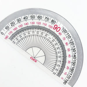 Fabrika doğrudan sıcak satış temizle kalibrasyon dayanıklı yarım daire 0-180 derece iletki öğrenciler için - Product Image 2