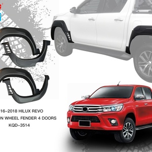 KQD Vente en gros directe d'accessoires automobiles : Garde-boue de roue pour Toyota Hilux, décoration et protection en ABS, comme sur la photo, 2015-2016 CN;GUA - Product Image 2