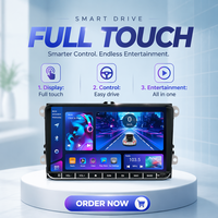 Navegador para Auto con Pantalla Táctil de 9 Pulgadas, GPS, CarPlay Inalámbrico, Pantalla Dividida, Estéreo, Cámara de Reversa, Diseño Todo en Uno