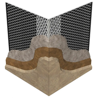 Système de faux-plafond en alliage d'aluminium galvanisé pour cloisons sèches, accessoires pour plaques de plâtre, coins et angles muraux métalliques, haute résistance