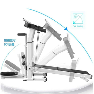 הליכון מכני מתקפל נייד רב-תכליתי קטן ומתכוונן עם מונה צעדים להליכה וריצה לשימוש ביתי - Product Image 6