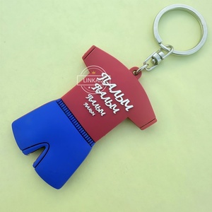 Sắt Carabiner phong cách bóng đá Jersey <span class=keywords><strong>Keychain</strong></span> thu nhỏ đồng phục bóng đá lưu niệm trong PVC Silicone cao su T-Shirt <span class=keywords><strong>Keychain</strong></span> - Product Image 2