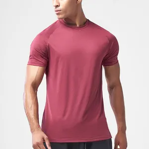 OEM 제조 업체 폴리 에스터 일반 티셔츠 스포츠 체육관 러닝 tshirt 빠른 건조 사용자 정의 t 셔츠 고품질 슬림 맞는