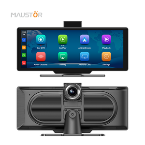 Maustor Wireless Carplay Android Auto Portable 10.26 Inch Car Smart Screen Navigation Mirror Link Car Recorder Car <strong>Camera</strong> - Product Image 1